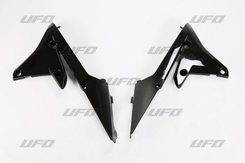 UFO OSŁONY CHŁODNICY YAMAHA YZF 250 14- 18, 450 17, WRF 15- 19, 16- KOLOR CZARNY