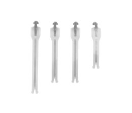 LEATT ZESTAW PASKÓW DO BUTÓW CROSS GPX 5.5 FLEXLOCK STRAP KIT WHITE WHITE