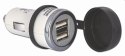 OPTIMATE ŁADOWARKA USB DO GNIAZDKA ZAPALNICZKI PODWÓJNA 3300MA (EL)