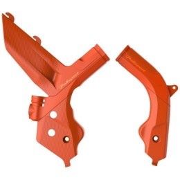 POLISPORT OSŁONY RAMY KOMPLET KTM SX/SX-F 19-22; KTM EXC/EXC-F 20-23 ORANGE