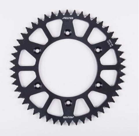 SUNSTAR ZĘBATKA TYLNA ALUMINIOWA 489 50 KAWASAKI KX/KXF `84-18 BLACK