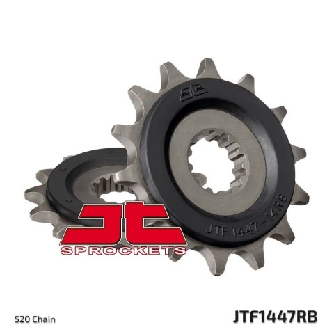 JT ZĘBATKA PRZÓD 2299 14 Z GUMĄ SUZUKI GSR 250 12-17, GSX 250R 17-18, DL V-