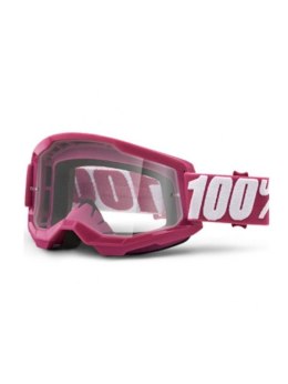 100 PROCENT GOGLE STRATA 2 YOUTH JUNIOR FLTETCHER - CLEAR LENS -