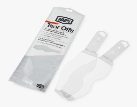 100 PROCENT RC2/AC2/ST2 LAMINATED TEAR-OFFS 2X7PK -ZRYWKI LAMINOWANE DO GOG