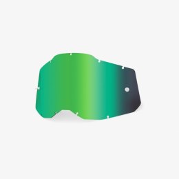 100 PROCENT RC2/AC2/ST2 REPLACEMENT LENS -MIRROR GREEN, SZYBA/SZYBKA DO GOG