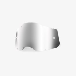100 PROCENT RC2/AC2/ST2 REPLACEMENT LENS -MIRROR SILVER, SZYBA/SZYBKA DO GO