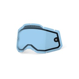 100 PROCENT RC2/AC2/ST2 REPLACEMENT LENS -VENTED DUAL PANE BLUE, SZYBA/SZYB