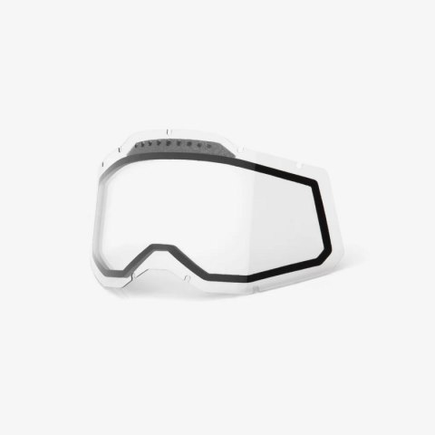 100 PROCENT RC2/AC2/ST2 REPLACEMENT LENS -VENTED DUAL PANE CLEAR, SZYBA/SZY