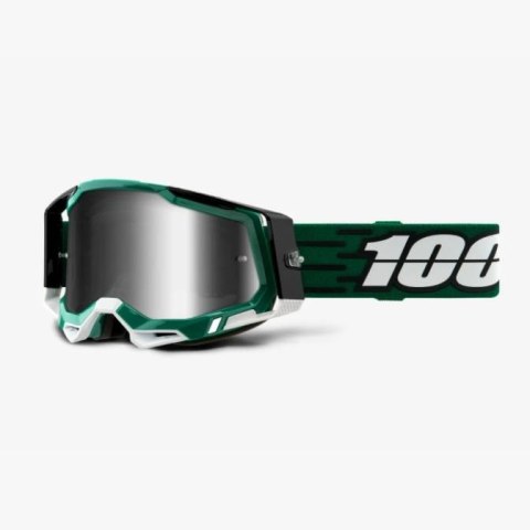 100 PROCENT GOGLE RACECRAFT 2 MILORI -MIRROR SILVER LENS - SZYBKA LUSTRO