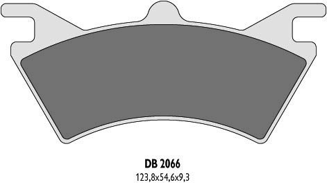 DELTA BRAKING KLOCKI HAMULCOWE KH313 6X6-ZASTĘPUJĄ DB2066QD-D ORAZ DB2066MX-D