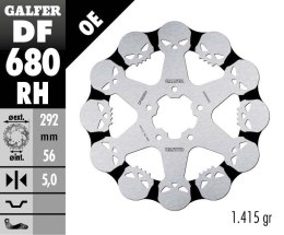 GALFER TARCZA HAMULCOWA PRZÓD HARLEY-DAVIDSON 292X56X5