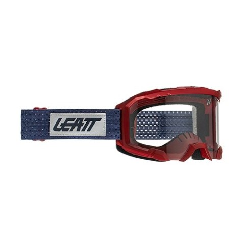 LEATT GOGLE VELOCITY 4.0 MTB CHILLI LENS CLEAR 83% - BORDOWY/GRANATOWY
