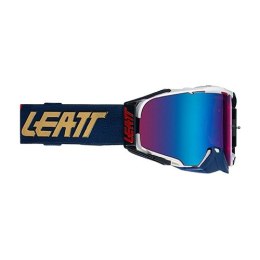 LEATT GOGLE VELOCITY 6.5 IRIZ GOGGLE ROYAL LENS BLUE UC 26% -GRANATOWY/BIAŁ