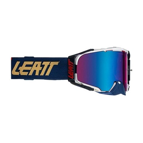 LEATT GOGLE VELOCITY 6.5 IRIZ GOGGLE ROYAL LENS BLUE UC 26% -GRANATOWY/BIAŁ