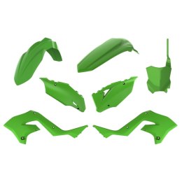 POLISPORT KOMPLET PLASTIKÓW KAWASAKI KX 125/250 '03-'08 GREEN OEM