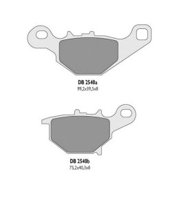 DELTA BRAKING KLOCKI HAMULCOWE KH401 SUZUKI RM 85 TYŁ