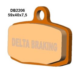 DELTA BRAKING KLOCKI HAMULCOWE KH612 KTM SX85 `12-20 PRZÓD-ZASTĘPUJĄ DB2206MX-N ORAZ DB2206QD-N