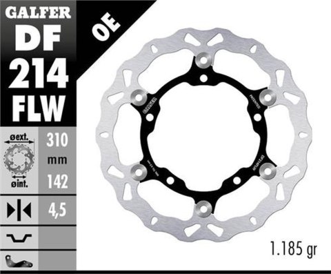 GALFER TARCZA HAMULCOWA PRZÓD KAWASAKI NINJA 400/ABS 18-, Z 400 20-, ZX 25R