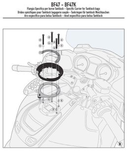 KAPPA MOCOWANIE TANKLOCK BMW R 1200RT 05-13