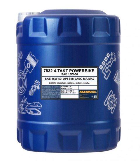 MANNOL OLEJ SILNIK 4T MOTORBIKE 15W50 10L ESTER + MA2 SEMISYNTETYK MANNOL OLEJ SILNIK 4T MOTORBIKE 15W50 10L ESTER + MA2 SEMISYNTETYK