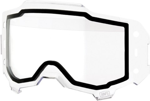 100 PROCENT ARMEGA FORECAST REPLACEMENT LENS -DUAL PANE CLEAR -SZYBKA PODWÓ