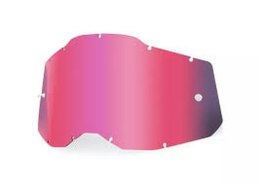 100 PROCENT RC2/AC2/ST2 REPLACEMENT LENS -PINK, SZYBA/SZYBKA DO GOGLI POJED