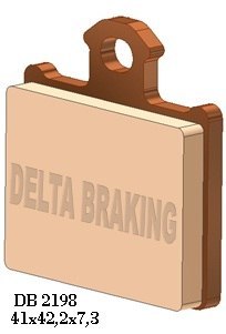 DELTA BRAKING KLOCKI HAMULCOWE KH602 KTM SX85`11-18 TYŁ-ZASTĘPUJĄ DB2198MX-N ORAZ DB2198QD-N