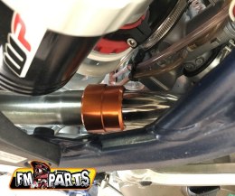 FM-PARTS ŁĄCZNIK MIĘDZY DYFUZOREM A TŁUMIKIEM KTM/HUSQVARNA 17-22 BLUE