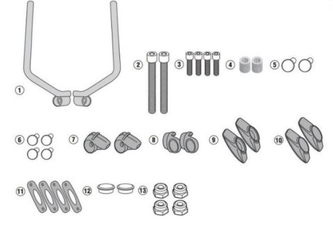 KAPPA MOCOWANIE SZYB 7407AK ORAZ 7407ASK DUCATI SCRAMBLER 400 16-19, ICON 800 15-19