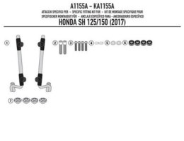 KAPPA MOCOWANIE SZYBY 1117AK HONDA SH 125I-150I (17-19)