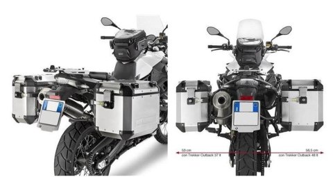 KAPPA STELAŻ KUFRÓW BOCZNYCH MONOKEY CAM SIDE BMW F 650 GS/F 800 GS 08-17,