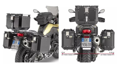 KAPPA STELAŻ KUFRÓW BOCZNYCH MONOKEY CAM SIDE BMW F 750 GS 18-19, 850 ADVEN