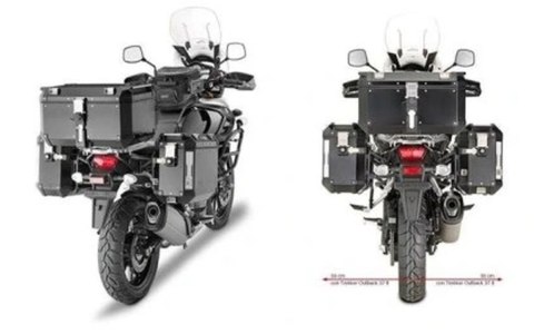 KAPPA STELAŻ KUFRÓW BOCZNYCH MONOKEY CAM SIDE SUZUKI DL 1000 V-STROM 14-16,