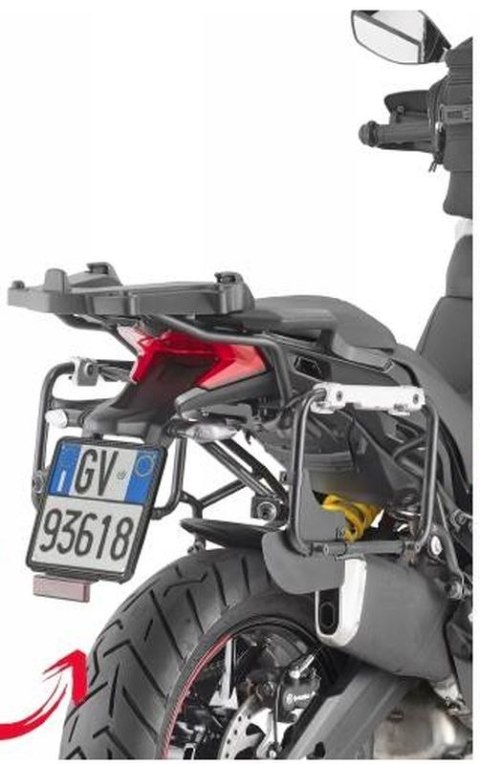 KAPPA STELAŻ KUFRÓW BOCZNYCH SZYBKIEGO MONTAŻU MONOKEY CAM SIDE DUCATI MULT KAPPA STELAŻ KUFRÓW BOCZNYCH SZYBKIEGO MONTAŻU MONOKEY CAM SIDE DUCATI MULT