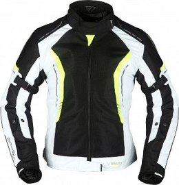 MODEKA 2020-2022B KURTKA KHAO AIR LADY CZARNO-POPIELATO-NEONOWA ROZMIAR 42