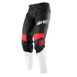 SHOT RACING SPODNIE CROSS/ENDURO PANTS DEVO SLAM RED ROZMIAR 30