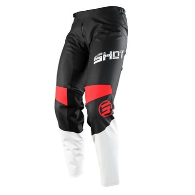 SHOT RACING SPODNIE CROSS/ENDURO PANTS DEVO SLAM RED ROZMIAR 30