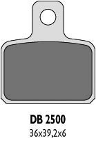 DELTA BRAKING KLOCKI HAMULCOWE KH351 - ZASTĘPUJĄ DB2500MX-N I DB2500QD-N