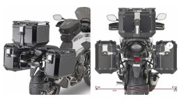 KAPPA STELAŻ KUFRÓW BOCZNYCH MONOKEY CAM SIDE CB 500X19-20-POD KUFRY KFR K FORCE ALU
