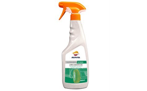 REPSOL ŚRODEK CZYSZCZĄCY I KONSERWUJĄCY OPONY TIRE CLEANER SPRAY 500ML (6) REPSOL ŚRODEK CZYSZCZĄCY I KONSERWUJĄCY OPONY TIRE CLEANER SPRAY 500ML (6)