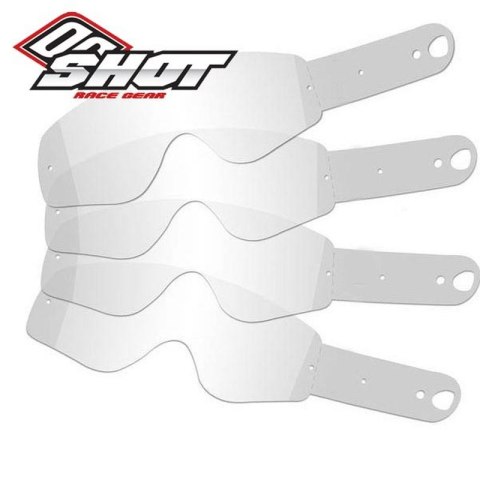 SHOT RACING ZRYWKI DO GOGLI ROCKET 10 SZT JUNIOR PACK TEAR OFF KID