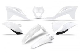 UFO KOMPLET PLASTIKÓW GAS GAS EC/EC-F '21 Z OSŁONĄ LAMPY KOLOR BIAŁY