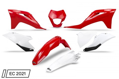 UFO KOMPLET PLASTIKÓW GAS GAS EC/EC-F 21 Z OSŁONĄ LAMPY OEM 21 RED/BIAŁY UFO KOMPLET PLASTIKÓW GAS GAS EC/EC-F 21 Z OSŁONĄ LAMPY OEM 21 RED/BIAŁY