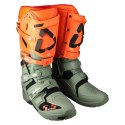 LEATT BUTY CROSS 5.5 FLEXLOCK ENDURO BOOTS CACTUS GREEN/ORANGE 43 27.5 CM