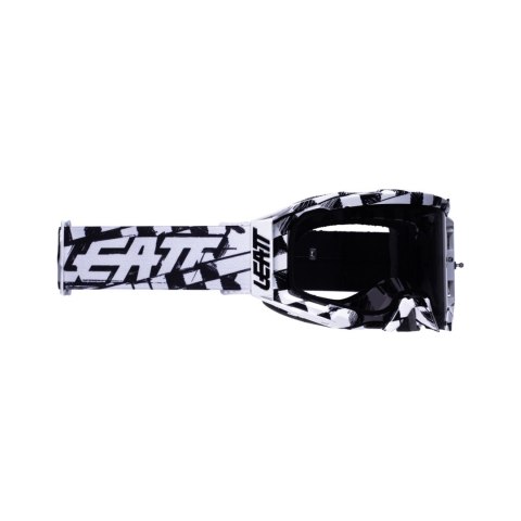 LEATT GOGLE VELOCITY 5.5 GOGGLE CHECKER SMOKE 28% - SZYBKA DYMIONE LUSTRO
