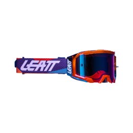 LEATT GOGLE VELOCITY 5.5 IRIZ GOGGLE NEON ORANGE BLUE UC 26% -ORANGE FLUO/V
