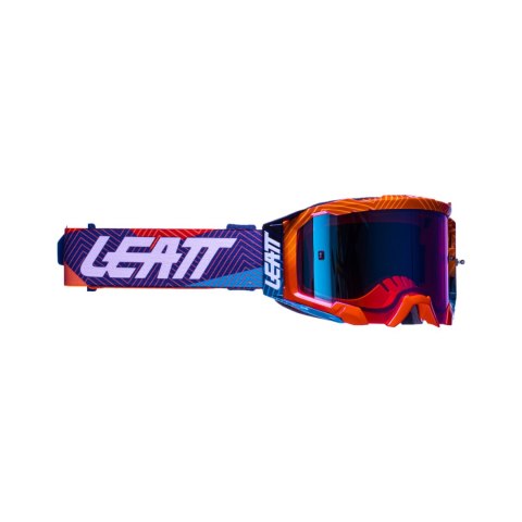 LEATT GOGLE VELOCITY 5.5 IRIZ GOGGLE NEON ORANGE BLUE UC 26% -ORANGE FLUO/V