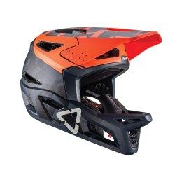 LEATT KASK ROWEROWY GRAVITY 4.0 V22 HELMET CORAL BLACK/ORANGE XL 61-62 CM