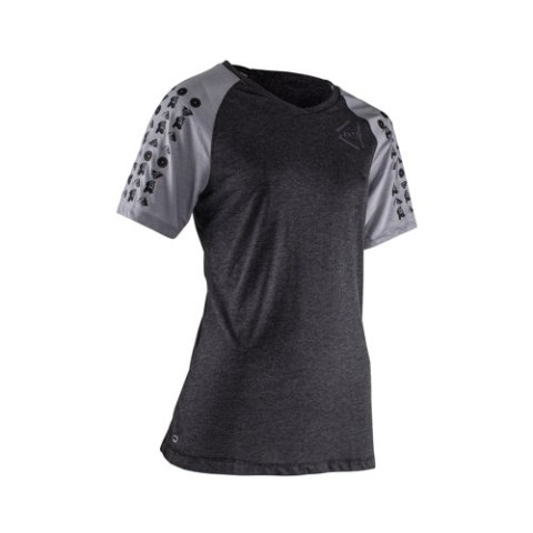 LEATT KOSZULKA ROWEROWA DAMSKA MTB ALLMTN 2.0 JERSEY BLACK/SZARY L
