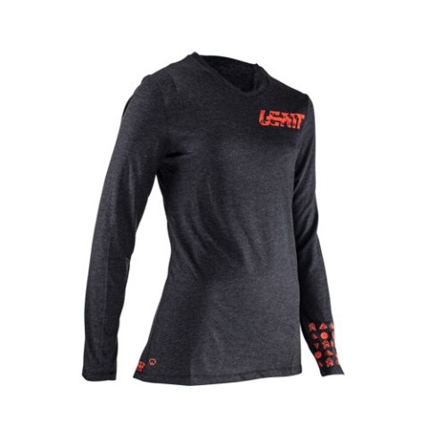 LEATT KOSZULKA ROWEROWA DAMSKA MTB GRAVITY 2.0 JERSEY BLACK S